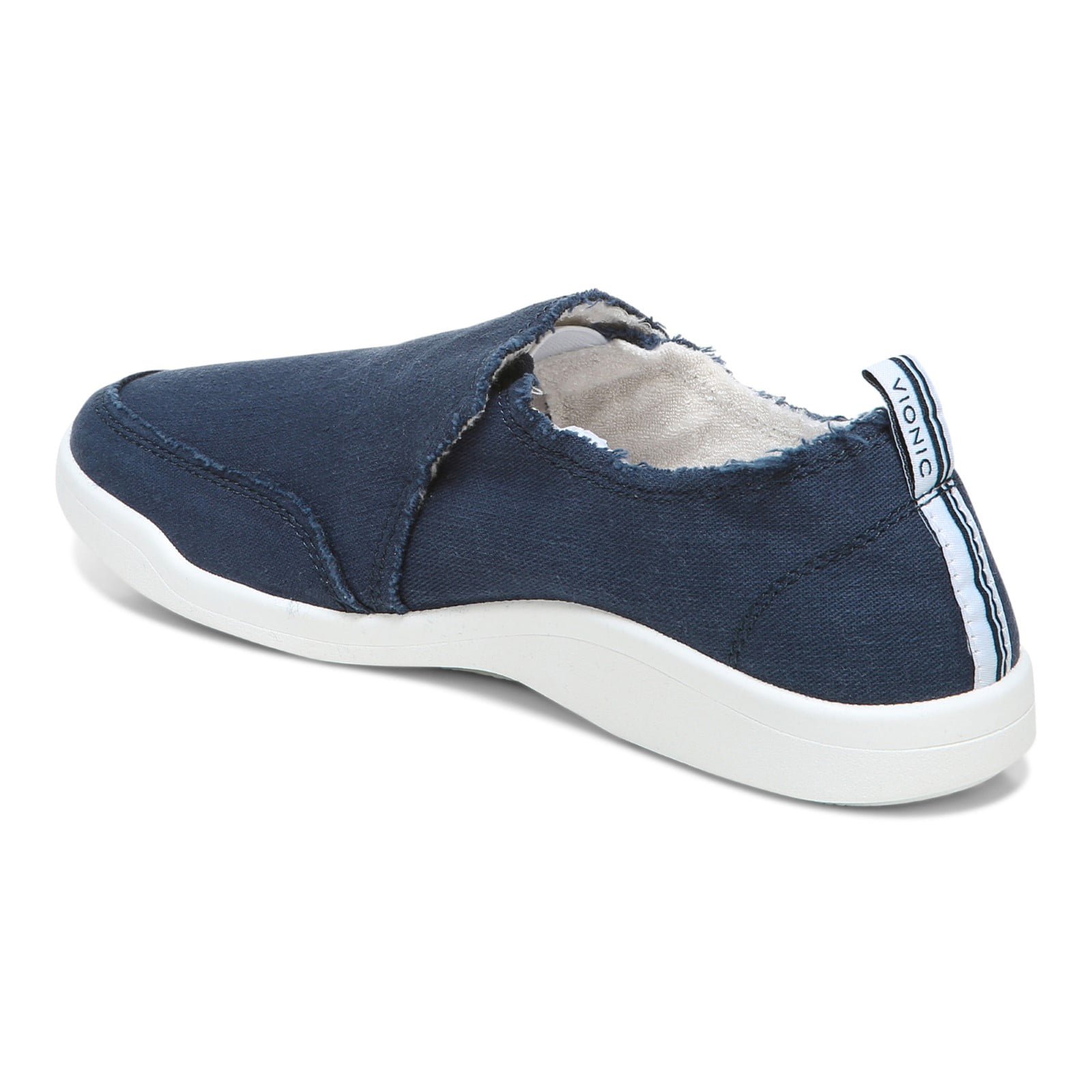 Vionic Beach Womens Malibu Canvas Lifestyle Slip-On Sneakers