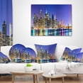 thumbnail image 4 of Designart New York Cityscape Panorama - Photography Landscape Printed Throw Pillow - 16x16, 4 of 5