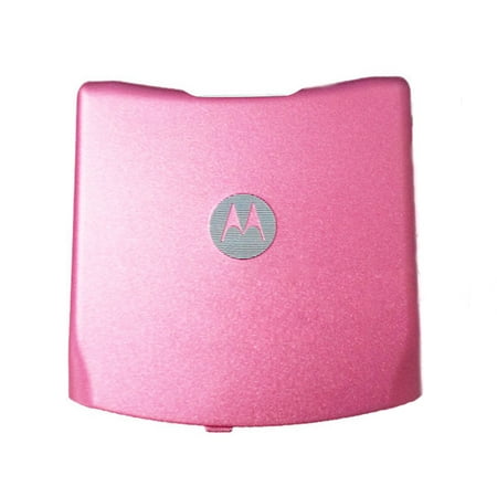 Gsm Battery Door - OEM Motorola RAZR V3 GSM Sandard Battery Door - Pink (AT&T Logo)
