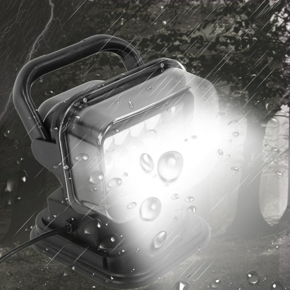 Luz de Búsqueda LED 50W Base Magnética Remota de Alto Brillo Lámpara de Punto de 360 Grados Universal