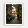 thumbnail image 2 of Bed-Stuy Residential - Brooklyn New York Photography Architecture Autumn Street Photography City Rustic Scenic Unframed Wall Art Print 22 x 28 inches, 2 of 13