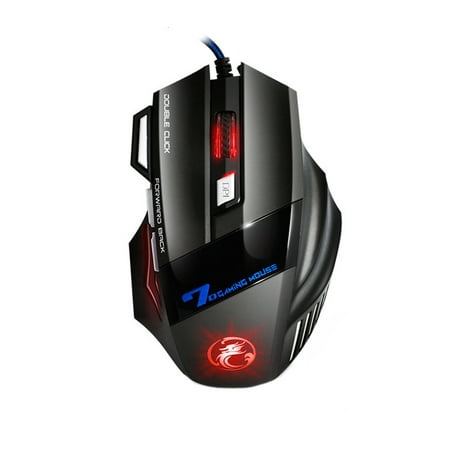 LIWEN IMICE X7 Gaming Mouse Ergonomic Design 7 Button ABS Double-click Key Optical Mouse for Computer