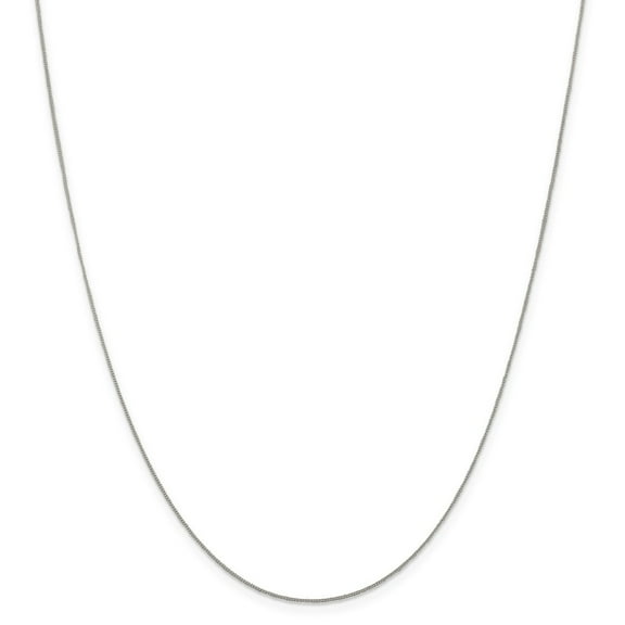 925 Sterling Silver .5mm Curb Chain; 14 inch; for Adults and Teens; for Women and Men