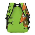 thumbnail image 4 of Rateoe Drink Coffee And Do Good Pattern Casual Backpack for School, Work, Travel – Adjustable Straps, Multiple Compartments – Ergonomic Design, Fits Laptops and Tablets, 4 of 5