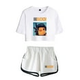 thumbnail image 5 of 2025 Hot Game Escape From Duckov Merch Game Graphic 2-Piece Outfit Women’s  Crop T-Shirts and Shorts Set for Survival RPG Game Fans, 5 of 9