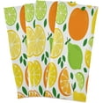 thumbnail image 3 of Dreamtimes Summer Orange Lemon Fruit Leaves Kitchen Towels Bar Tea Dish Towel Dishcloths Set of 6 Super Absorbent Soft 18 x 28 inches, 3 of 7