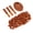 Brown, variant on YAHHU Nail Art Training Practice Finger Mannequin Bendable Joints with Table Mount Base and 80 False Nail Tips for Acrylic Gel Manicure Beginner Salon DIY, Brown (10 inches / 25.4 cm)