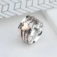 thumbnail image 5 of Anillos de corazón clásicos de moda, anillo giratorio para aliviar la ansiedad, diseño de corazón, anillos giratorios, anillo de amor, cumpleaños, regalos del Día de San Valentín para mujere, 5 of 5