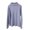Blue, variant on Women Ruffle Trim Half Turtleneck Long Sleeve Thermal Top Soft Skin-Friendly Solid Basic Layering Shirt Multi Fresh Color Windproof Warm Winter Base Layer