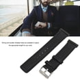 thumbnail image 4 of Leather Smartwatch Strap, Comfortable Replacement Smartwatch Band Wristband, 4 of 8
