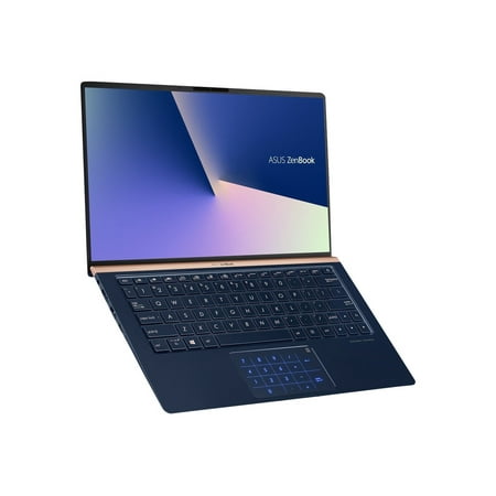 ASUS ZenBook 13 UX333FA-AB77 - Core i7 8565U / 4.6 GHz - Win 10 Pro - 16 GB RAM - 512 GB SSD - 13.3" 1920 x 1080 (Full HD) - UHD Graphics 620 - 802.11ac, Bluetooth - royal blue metal