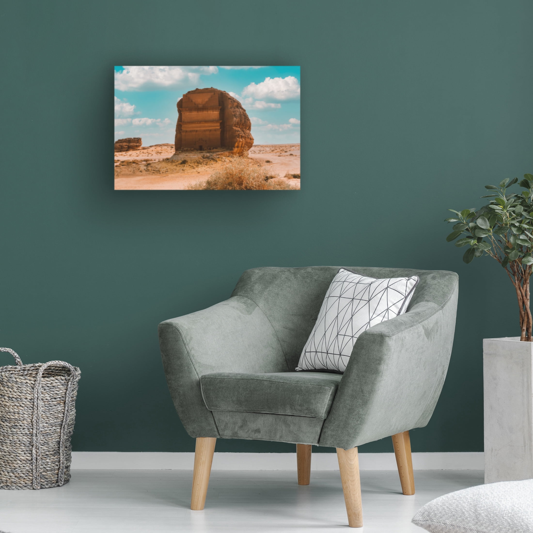 Trademark Fine Art Khaled Qasr Alfarid UOmop OsuUOpuOm Canvas Wall Art