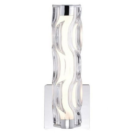 

13 in. Marseille LED Wall Light Chrome
