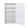 thumbnail image 5 of Bowery Hill Commode Rectangulaire Contemporaine en Métal avec 1 Porte, Blanc, 5 of 5