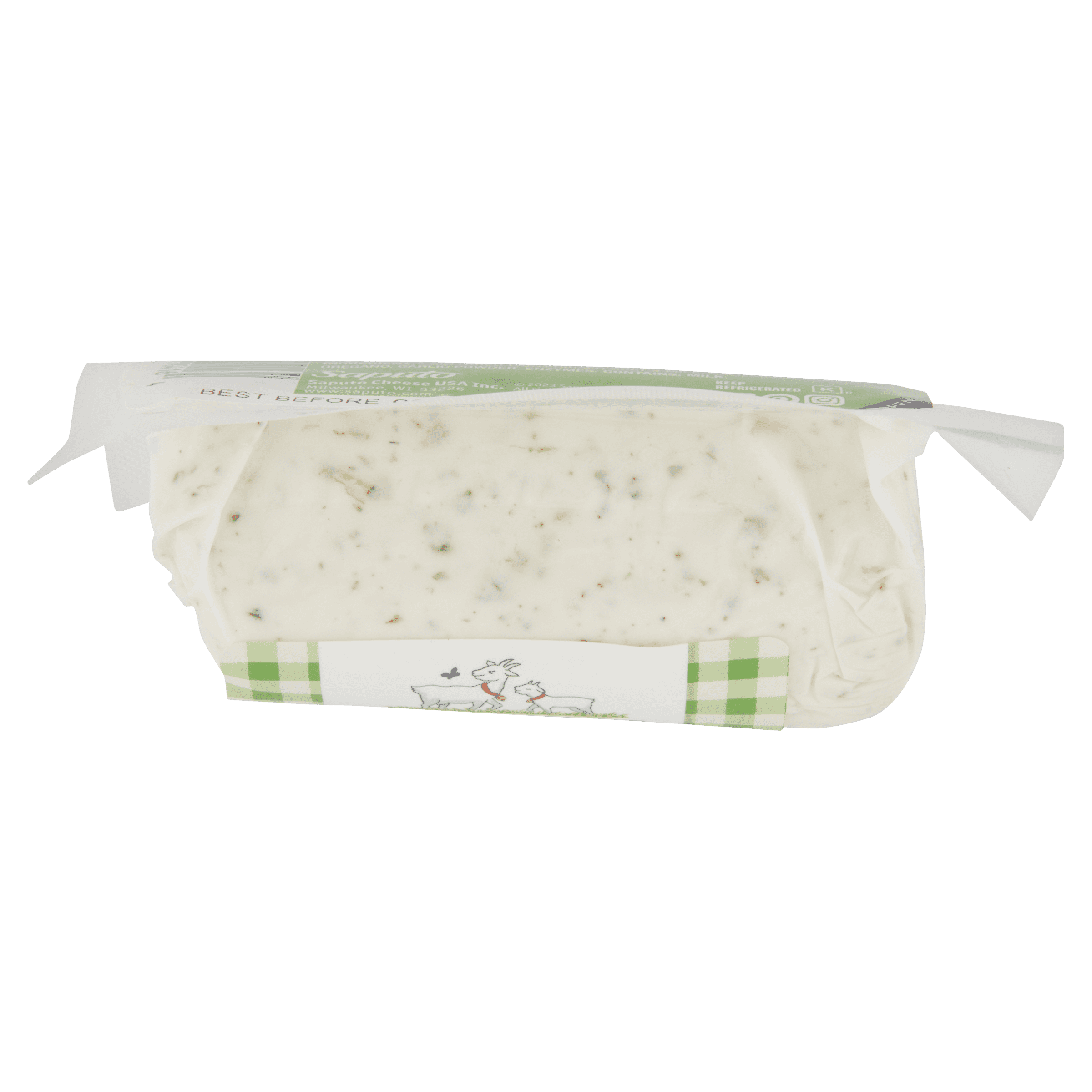 Montchevre Garlic and Herbs Goat Refrigerated Plastic Wrapped Cheese Log 4 oz