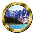 thumbnail image 2 of VWAQ Lake Wall Decal Porthole Mountains Wall Sticker Peel And Stick Decor VWAQ-GP21 (20" Diameter), 2 of 3