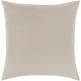 thumbnail image 2 of Surya Heidi 20 x 20" Square Fabric Pillow Cover in Charcoal/Ivory, 2 of 2