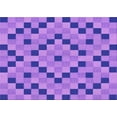 thumbnail image 1 of Ahgly Company Indoor Rectangle Patterned Heliotrope Purple Area Rugs, 6' x 9', 1 of 6