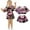 Pink, variant on TAIAOJING Baby Girl Clothes Cotton Printed Top Casual 2PC Set Fall Outfits 5-6 Years