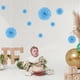 thumbnail image 5 of Bearachild Juego de 1 Uds. De pompones de papel azul de 7,8 pulgadas, decoraciones de flores de papel, bolas de papel con pompón para fiesta de Kits de decoración para fiestas Azul 14 pulgadas, 5 of 6