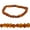 Raw cognac, variant on Amberalia Elastic Baltic Amber adult bracelet, GIA Certificated Amber, for natural remedies and pain relief Raw Lemon 7”