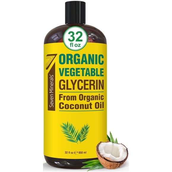 Glicerina vegetal Seven Minerals, botella terapéutica de 946 ml