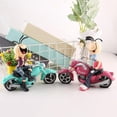 thumbnail image 3 of GROWTH TANK 2 Pcs Statue de Poupée Moto Figurines de Collection pour Salon Table, 3 of 5