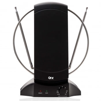 QFX Digital TV and HDTV Antenna (ANT-101) Black (The Best Tv Antenna On The Market)