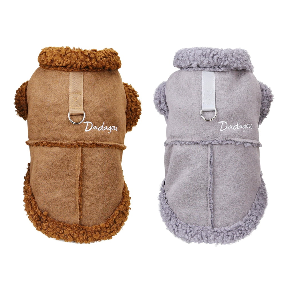 Small Dog Warm Winter Coat Shearling Fleece Dog Jackets for Small to Medium Breeds Dog