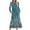 Sky Blue, variant on Wancir Women's Casual Long Sleeve Round Neck Hem T-Shirt Loose Dress with Pockets