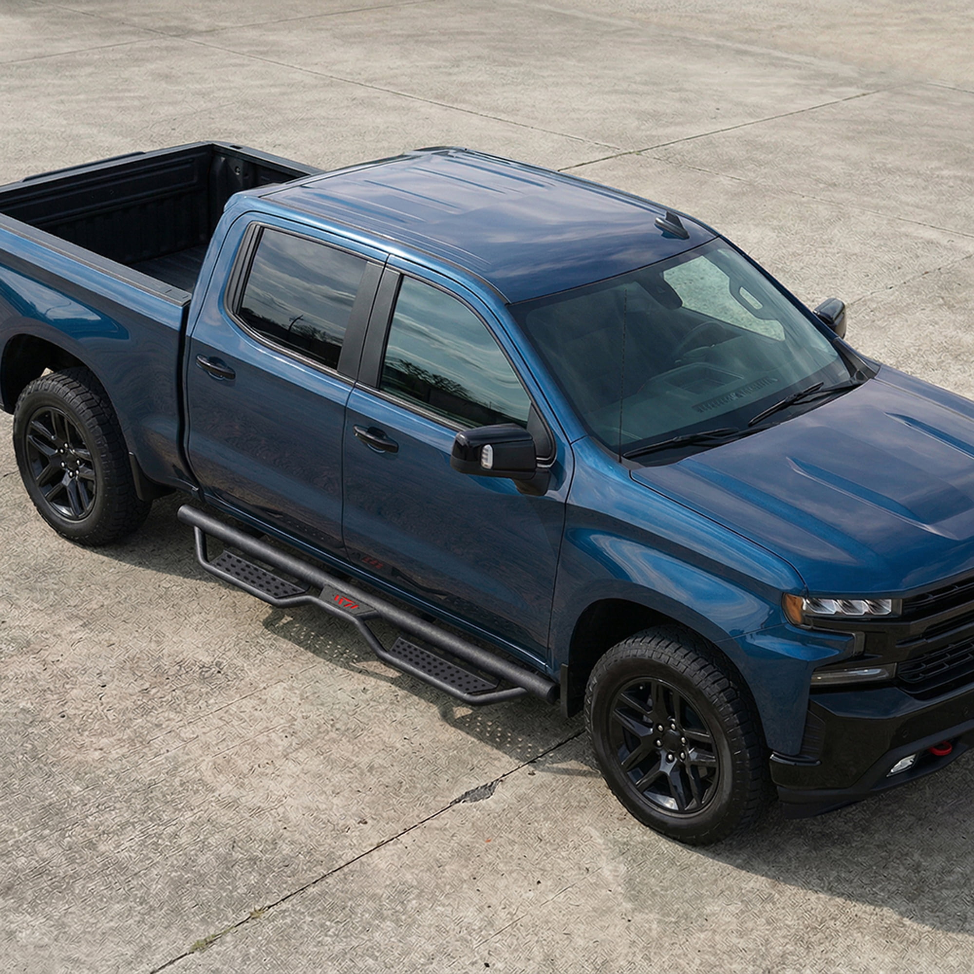 Drop Running Boards Side Steps Compatible with 2015 - 2026 Chevy Colorado & GMC Canyon Crew Cab (4 Full Size Doors),Two Stairs Design Bolt-on Side Steps Nerf Bar Black Powder Coated