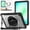 Transparent, variant on Case For Samsung Galaxy Tab A112025 / Galaxy Tab A9 2023 Handle Protective Cover 360° Rotating Ring Stand, Shockproof Dropproof Case For Kids Kickstand & Adjustable Shoulder Strap,Lavender Grey
