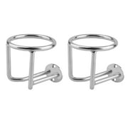 2PCS/SET Practical Stainless Steel Car Boat Cup Holder for Marine Yacht