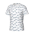 thumbnail image 3 of Rocae Party Shark Cute for Men's Moisture-Wicking Crew Tee - T-Shirt for Sports, Outdoor Activities, and Casual Wear3X-Large, 3 of 9