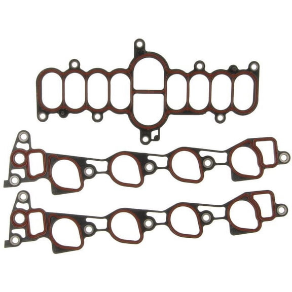 Lower and Upper Intake Manifold Gasket Set - Compatible with 1997 - 1999 Ford F-150 1998