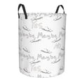 thumbnail image 2 of LNWH Laundry Basket, Yes Graffiti Pattern Foldable Laundry Hamper With Handles Waterproof, Small Size, 2 of 8