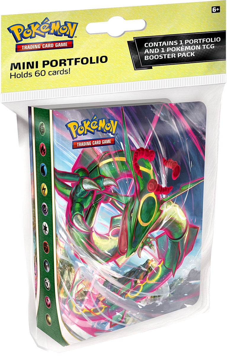 Pokemon Trading Card Game Sword & Shield Evolving Skies Mini Portfolio  (Includes 1 Booster Pack, Holds 60 Cards) - Walmart.com