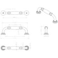 thumbnail image 4 of Jeffrey Alexander 658-96 Tiffany 3-3/4" (96 Mm) Center To Center Classic Transitional, 4 of 7