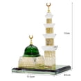 thumbnail image 1 of tredstone Mosque Statue Decor Miniature Muslim Kaaba Islamic Figurine Home Car Statues, 1 of 8
