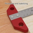 thumbnail image 6 of ZPAQI Scribing Ruler Layout Tool T Square Ruler Measurement Ruler Woodworking Tool, 6 of 7