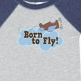 thumbnail image 4 of Inktastic Airplane Future Pilot Born to Fly Boys Baby Bodysuit, 4 of 5