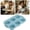 Blue, variant on 6-Cup Muffin Pan Non-Stick Cupcake Tray Heat Resistant Bakeware Food-Grade Silicone Baking Mold for Oven Freezer Microwave Dishwasher 11."Ã7.09"Ã1.57"