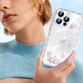thumbnail image 6 of Compatible with iPhone 14 Pro Max Case Bling Glitter Case Electroplated Diamond Crystal Clear Flowers Shine Luxury Sparkle Fashion Protection Shockproof Cover for Women Girls, 6 of 10