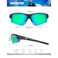 thumbnail image 6 of KALIYADI Sports Sunglasses for Men, Polarized Sun Glasses for Men Women Youth Baseball Softball with UV Protection, 6 of 7