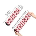 thumbnail image 4 of Fuzoiu Strawberry Print Adult Socks, Crew Moisture-wicking Socks, Unisex Cushion Crew Socks,Casual Sports Ankle Socks, 4 of 7