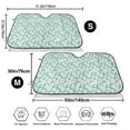 thumbnail image 3 of Balery Daisy Floral A Print Car Windshield Sun Shade,Windshield Sunshade for Car Pickup Truck SUV Accessories-Small, 3 of 7