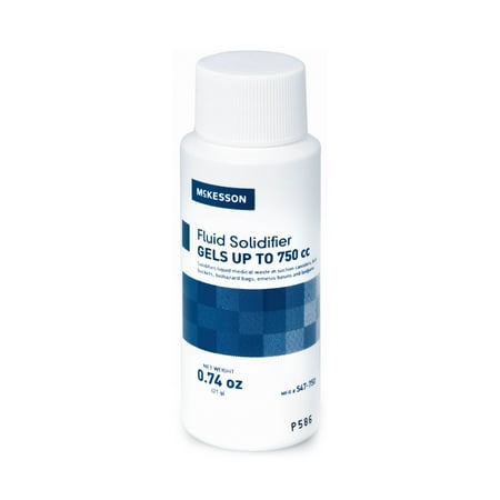 McKesson Fluid Solidifier - Gels up to 750 cc - Screw Cap Bottle, 0.74 oz, 1 Count, 1 Pack