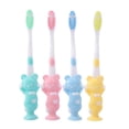 thumbnail image 1 of Bradem Children's Toothbrush Soft Bristles,Cartoon Children's Toothbrush Cartoon Children's Toothbrush Soft Bristles Bear Toothbrush with Soft Bristles 4 3-12 Years Old Bear and Rabbit Toothbrushes, 1 of 6