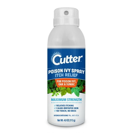 Cutter™ First Aid Poison Ivy Spray, Itch Relief, 4oz