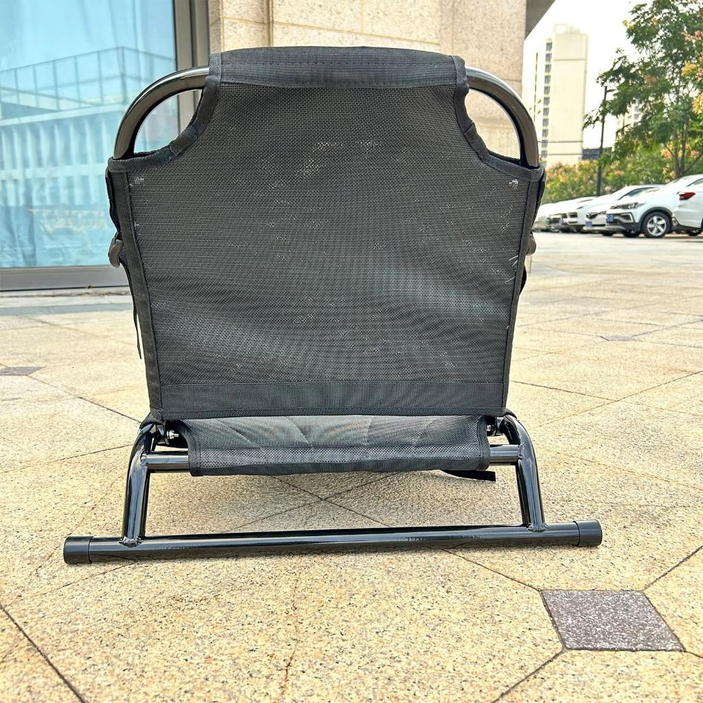 Osdhezcn Light weight Aluminum Kayaks Chair Adjustable Fishing Seats Breathable Meshes Durability For Outdoor Activity